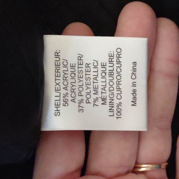 Tory Burch black textured lined shift dress size 8 w/ pockets - Picture 12 of 12